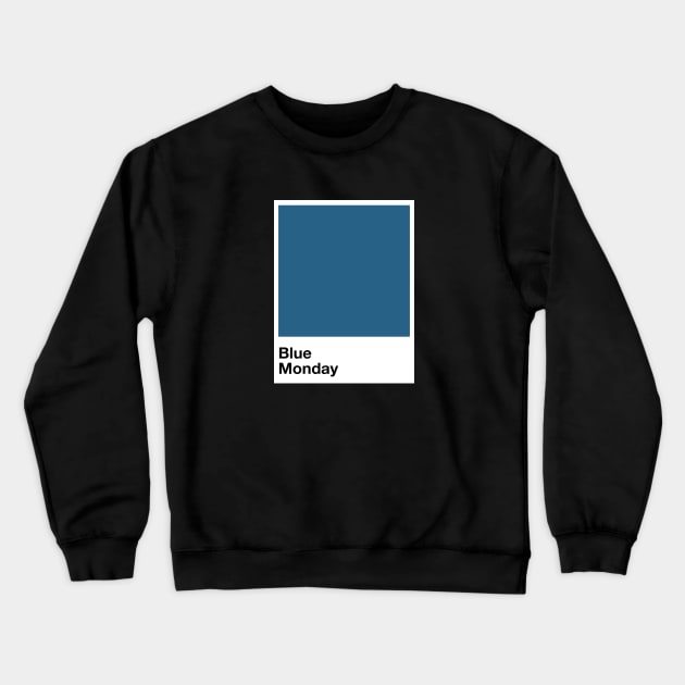 Pantone Blue Monday Crewneck Sweatshirt by Perezzzoso